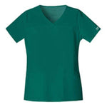 Cherokee Workwear Shirt Scrub Cherokee 4727 Womens X-Large Hunter Each - 4727-HUNW-XL