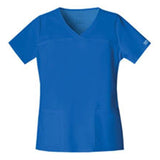 Cherokee Workwear Shirt Scrub Cherokee 4727 Womens X-Small Royal Blue Each - 4727-ROYW-XS