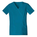 Cherokee Workwear Shirt Scrub Cherokee 4728 Womens Medium Caribbean Blue Each - 4728-CARW-M