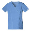 Cherokee Workwear Shirt Scrub Cherokee 4728 Womens 5X Large Ceil Blue Each - 4728-CIEW-5X
