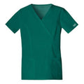 Cherokee Workwear Shirt Scrub Cherokee 4728 Womens 2X Large Hunter Each - 4728-HUNW-2X