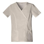 Cherokee Workwear Shirt Scrub Cherokee 4728 Womens 5X Large Khaki Each - 4728-KAKW-5X