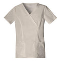 Cherokee Workwear Shirt Scrub Cherokee 4728 Womens Large Khaki Each - 4728-KAKW-L