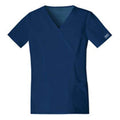 Cherokee Workwear Shirt Scrub Cherokee 4728 Womens 2X Large Navy Each - 4728-NAVW-2X