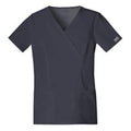 Cherokee Workwear Shirt Scrub Cherokee 4728 Womens X-Large Pewter Each - 4728-PWTW-XL