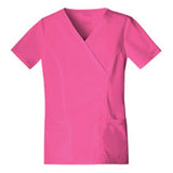 Cherokee Workwear Shirt Scrub Cherokee 4728 Womens X-Large Pink Each - 4728-SHPW-XL