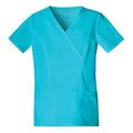 Cherokee Workwear Shirt Scrub Cherokee 4728 Womens Small Turquoise Each - 4728-TRQW-S