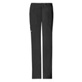 Cherokee Workwear Pant Scrub Cherokee 4044 Womens X-Large Petite Black Each - 4044P-BLKWXL