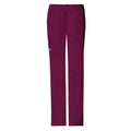 Cherokee Workwear Pant Scrub Cherokee 4044 Womens Large Petite Wine Each - 4044P-WINW-L