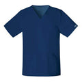 Cherokee Workwear Shirt Scrub Cherokee 4725 Unisex Small Navy Each - 4725-NAVW-S