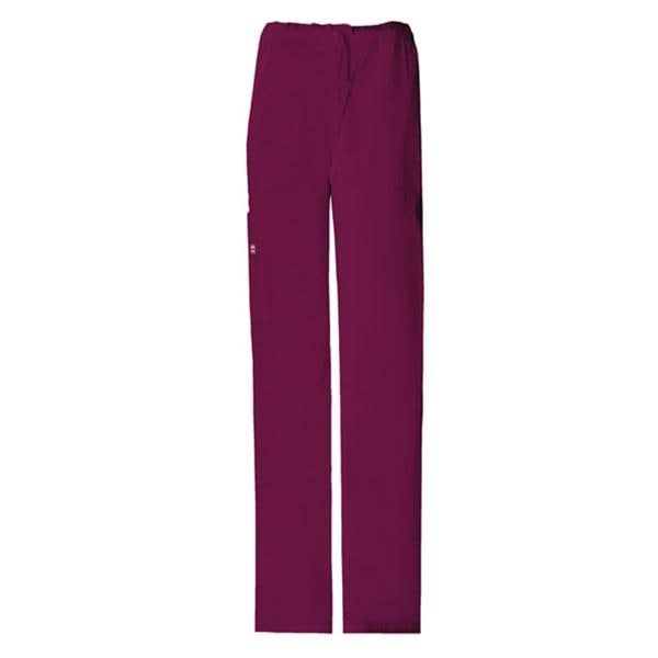 Cherokee Workwear Pant Scrub Cherokee 4043 Unisex Small Wine Each - 4043-WINW-S