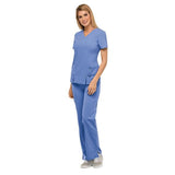 Dickies Shirt Scrub Dickies 82851 Womens Small Ceil Blue Each - 82851-CBLZ-S