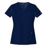 Dickies Shirt Scrub Dickies 82851 Womens 3X Large Navy Each - 82851-NVYZ3X