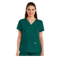 Grey's Anatomy (TM) Shirt Scrub Greys Anatomy™ 4153 Crossover Womens X-Small Hunter Each - 4153-37-XS