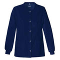 Luxe Jacket Warm-Up 51% Polyester / 46% Rayon / 3% Spandex Luxe Womens Nvy Md 3Pkt Each - 1330-NAVV-M