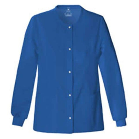Luxe Jacket Warm-Up 51% Polyester / 46% Rayon / 3% Spandex Luxe Womens Ryl Sm 3Pkt Each - 1330-ROYV-S