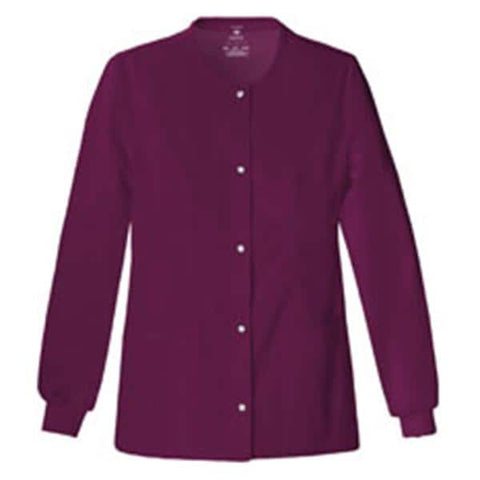 Luxe Jacket Warm-Up Luxe Womens Wine Medium 3 Pockets Each - 1330-WINV-M
