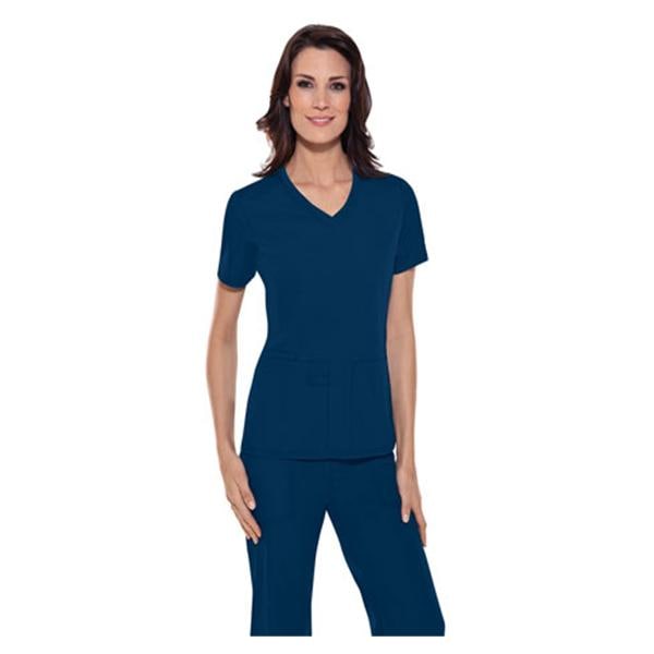 ProFlexibles Shirt Scrub Cherokee 1909 Womens X-Large Navy Each - 1909-NVYB-XL