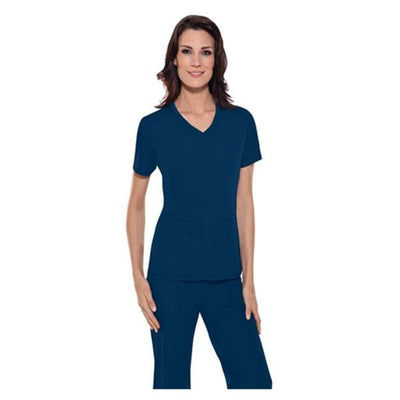 ProFlexibles Shirt Scrub Cherokee 1909 Womens 5X Large Navy Each - 1909-NVYB-5X