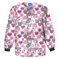 Scrub H.Q. Jacket Warm-Up 65% Polyester / 35% Cotton Poplin Womens Medium 2 Pockets Each - 4350-WRDS-M