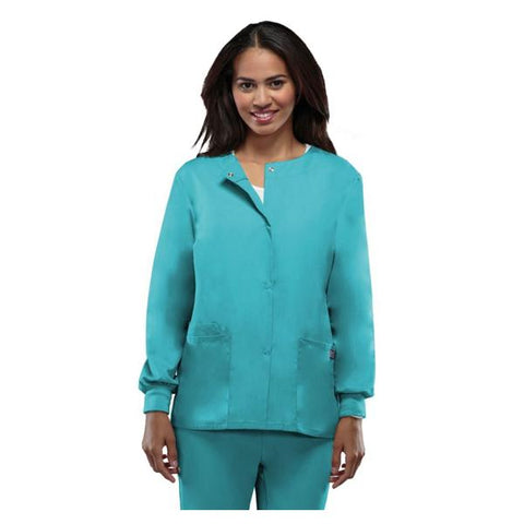 Cherokee Workwear Jacket Turquoise X-Large Each - 4350-TRQW-XL