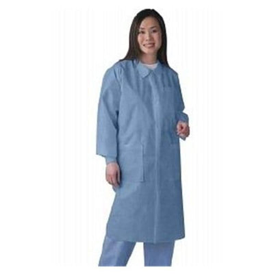 Medline Industries Inc Lab Coat Nonwoven Unisex White 2X Large 30/Ca - NONSW400XXL