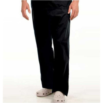 Fashion Seal Scrub Pant Unisex X-Small Long Black Each - 78889-XS