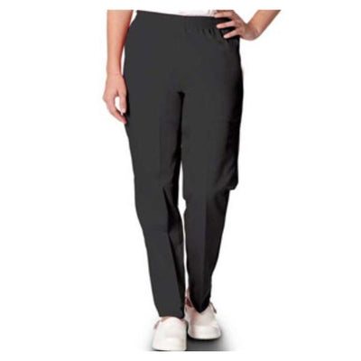 Fashion Seal Scrub Pant Fashion Poplin Womens Large Black Each - 7072-L