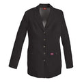 Dickies Lab Coat 75% Polyester / 21% Rayon / 4% Spandex Womens Black Small Each - 82400BLKZ-S