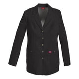 Dickies Lab Coat 75% Polyester / 21% Rayon / 4% Spandex Womens Black 3X Large Each - 82400BLKZ-3X