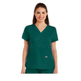 Grey's Anatomy (TM) Shirt Scrub Greys Anatomy™ 4153 Crossover Womens 4X Large Hunter Each - 4153X-37-4X