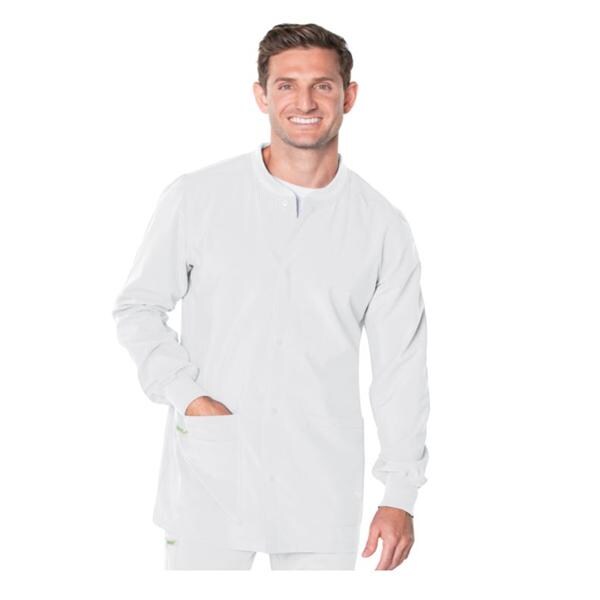 Landau Uniforms Inc. Jacket White 1X-Large Each - 7551-WWVC-XL