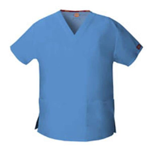 Dickies Shirt Scrub Dickies 86706 Womens 3X Large Ceil Blue Each - 86706-CIWZ3X