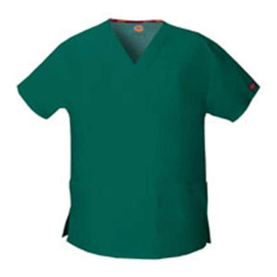 Dickies Shirt Scrub Dickies 86706 Womens Large Hunter Each - 86706-HUWZ-L