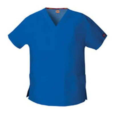 Dickies Shirt Scrub Dickies 86706 Womens X-Small Royal Blue Each - 86706-ROWZXS