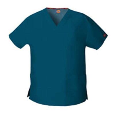 Dickies Shirt Scrub Dickies 86706 Womens Small Caribbean Blue Each - 86706-CAWZ-S
