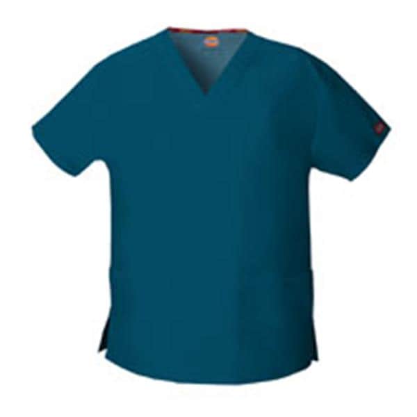 Dickies Shirt Scrub Dickies 86706 Womens X-Small Caribbean Blue Each - 86706-CAWZXS