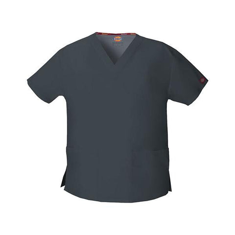Dickies Shirt Scrub Dickies 86706 Womens 2X Large Pewter Each - 86706PTWZ2XL
