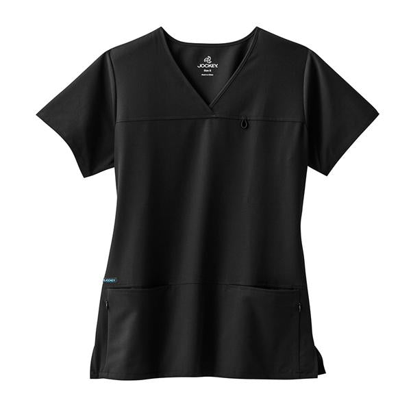 Jockey (TM) Scrubs Shirt Scrub Jockey 2299 Womens 3X Large Black Each - 2299-015-3X
