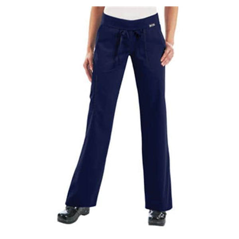 Koi by Kathy Peterson Scrub Pant 713 Womens 3X Large Petite Navy Each - 713P-12-3XL