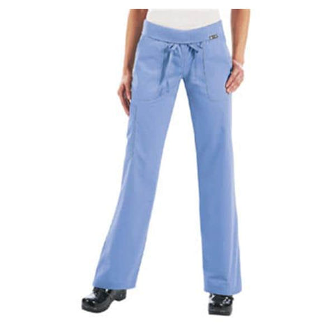 Koi by Kathy Peterson Scrub Pant 713 Womens X-Large Petite Ceil Blue Each - 713P-42-XL