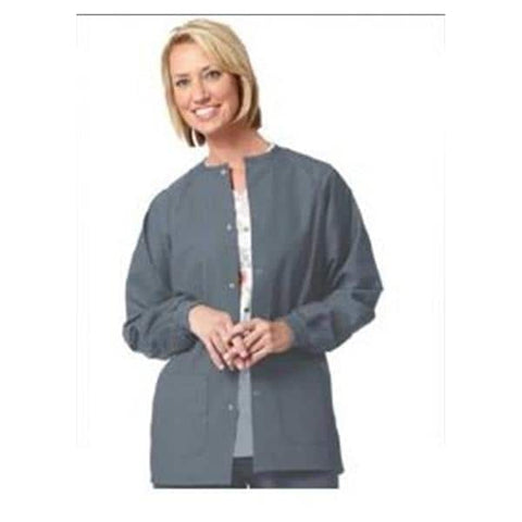 Fashion Seal Jacket Warm-Up Pewter X-Small Each - 7607-XS