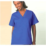 Fashion Seal Shirt Scrub Fashion Blend Unisex Large Blueberry Each - 6767-L