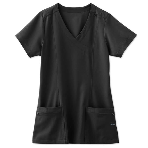 Jockey (TM) Scrubs Shirt Scrub Jockey Womens Medium Black Each - 2306-015-M