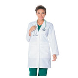 Landau Uniforms Inc. Lab Coat Polyester / Cotton Womens White Size 12 36 in Each - 3165-WWXY-12