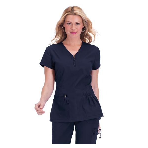 koi Design LLC Shirt Scrub Mackenzie Womens Large Navy Each - 204-12-LARGE