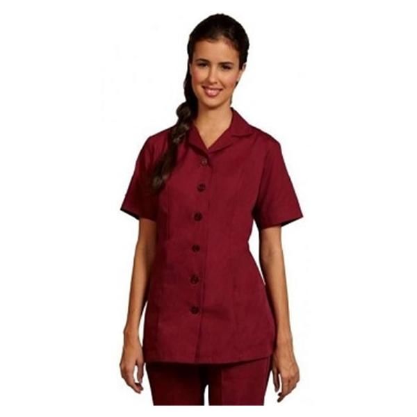 Fashion Seal Shirt Scrub Princess Womens Small Burgundy Each - 315-SMALL