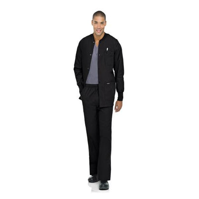 Landau Uniforms Inc. Jacket Warm-Up 65% Polyester / 35% Cotton Mens Small 5 Pockets Each - 7551-BKP-S