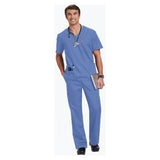 Orange Standard Shirt Scrub Orange Standard G3107 Balboa Unisex Small Ceil Blue Each - G3107-42-S