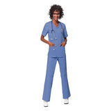 Orange Standard Shirt Scrub Orange Standard G3107 Balboa Unisex X-Small Ceil Blue Each - G3107-42-XS